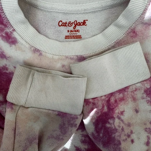 Girls Pink Outfits; T-shirt, Sweatshirt, Light Pink Jeans, and Leggings (6) - Picture 5 of 7